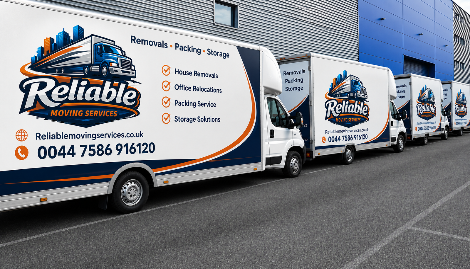 Reliable Moving Services professional removal team — trained movers