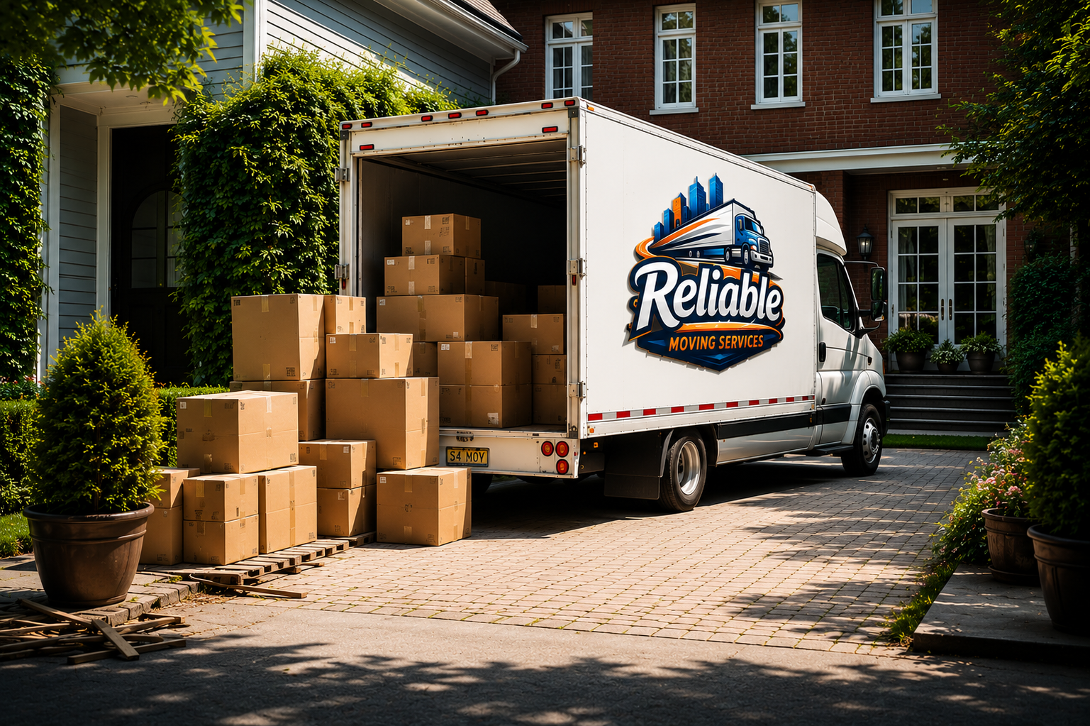 Reliable Moving Services professional removal team at work