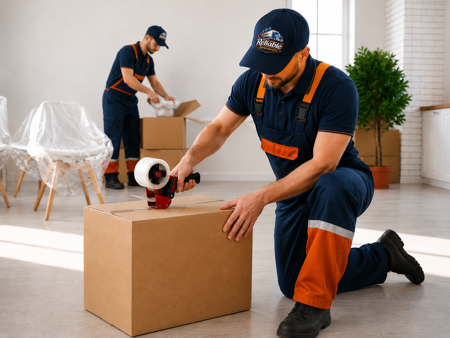 Professional packing and moving boxes — Reliable Moving Services UK